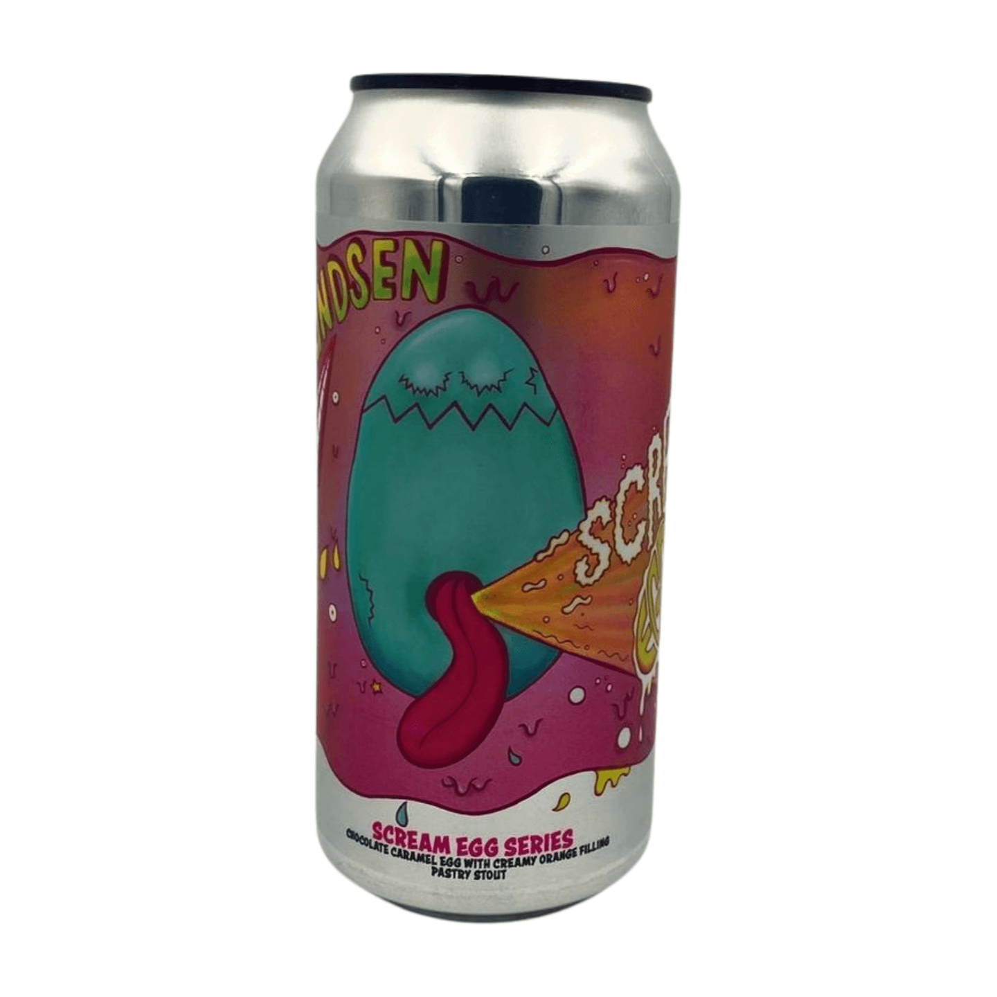 Amundsen Scream Egg Series Chocolate Caramel Egg With Creamy Orange Filling | Pastry Stout