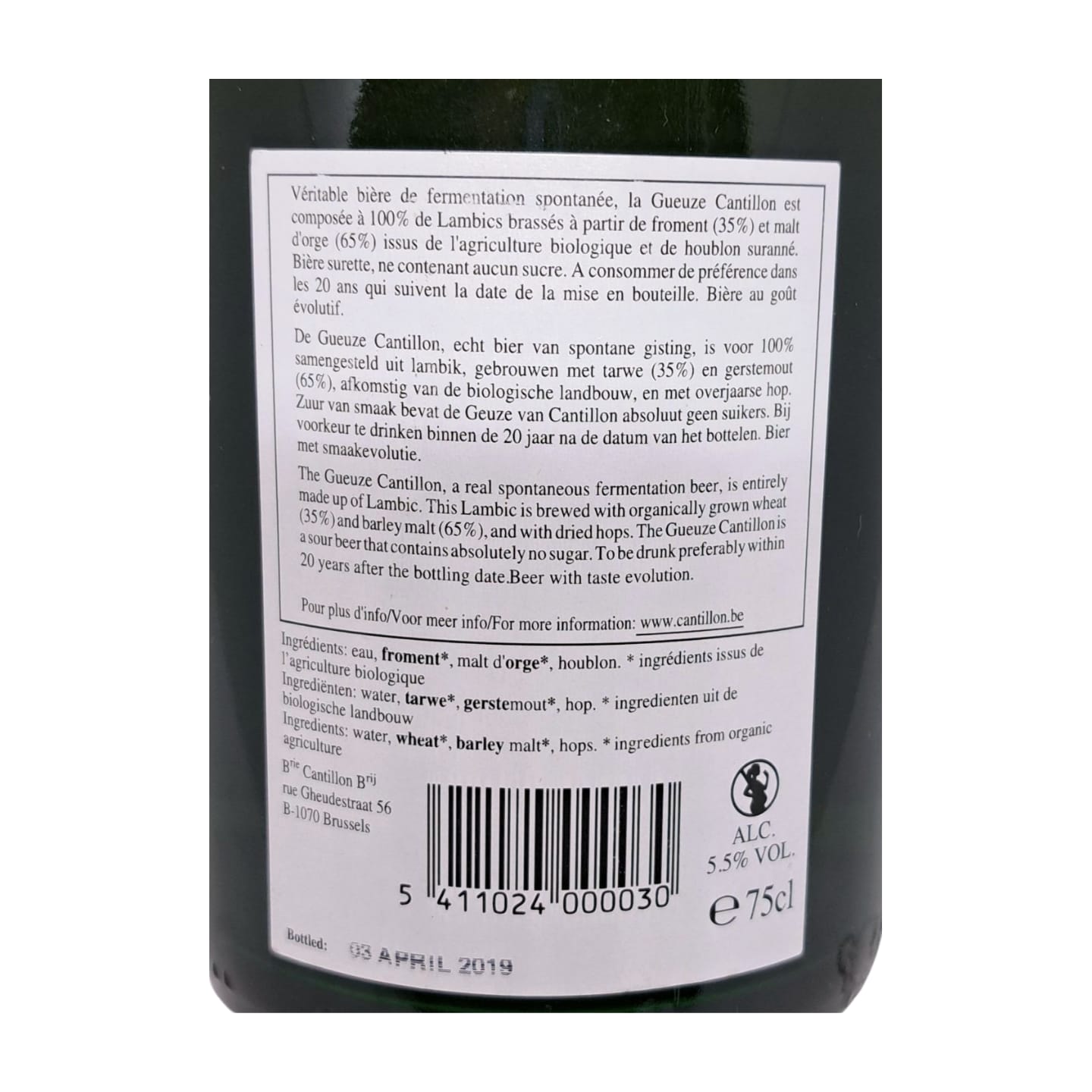Cantillon Fou'Foune 2024 | Gueuze Lambic
