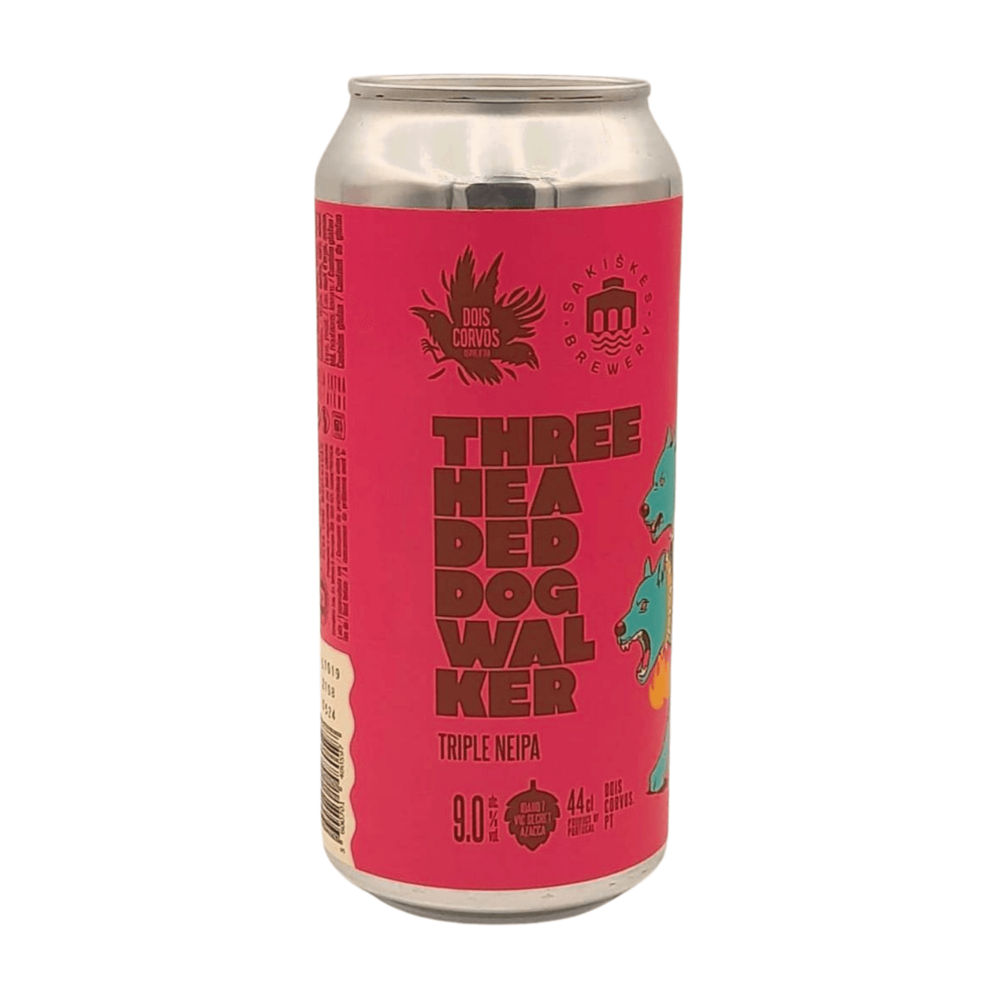 Dois Corvos x Sakiškės Brewery Three Headed Dog Walker | New England TIPA Webshop Online Verdins Bierwinkel Rotterdam
