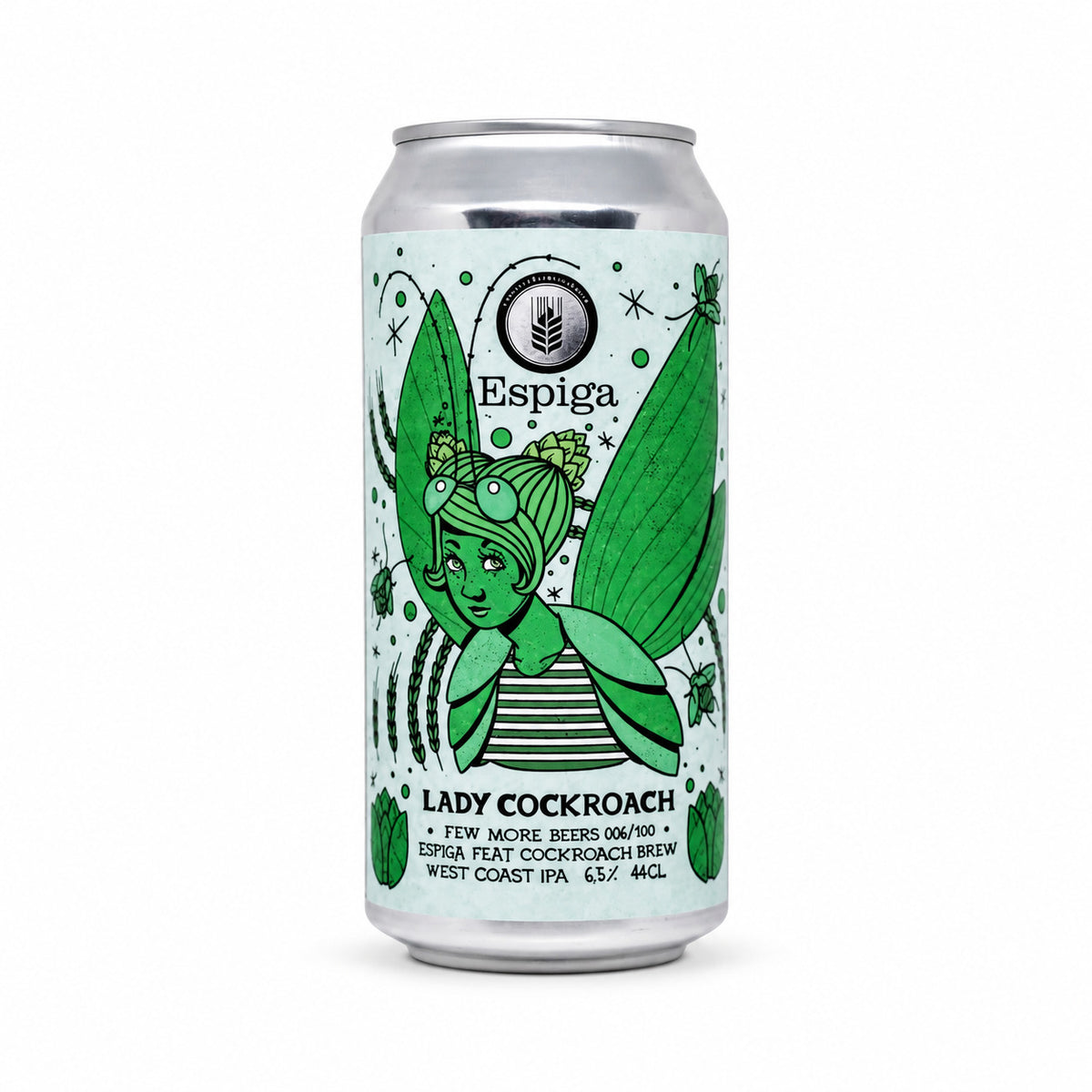 Espiga X Cockroach lady Few More Beers 006/108 American IPA