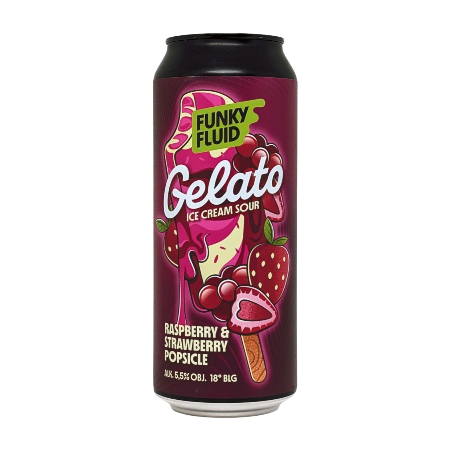 Glace Funky Fluid Gelato Framboise & Fraise | Pâtisserie acidulée