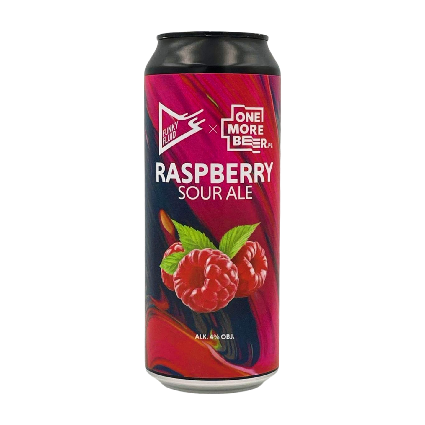 Funky Fluid x One More Beer Raspberry Sour Ale Webshop Online Verdins Bierwinkel Rotterdam