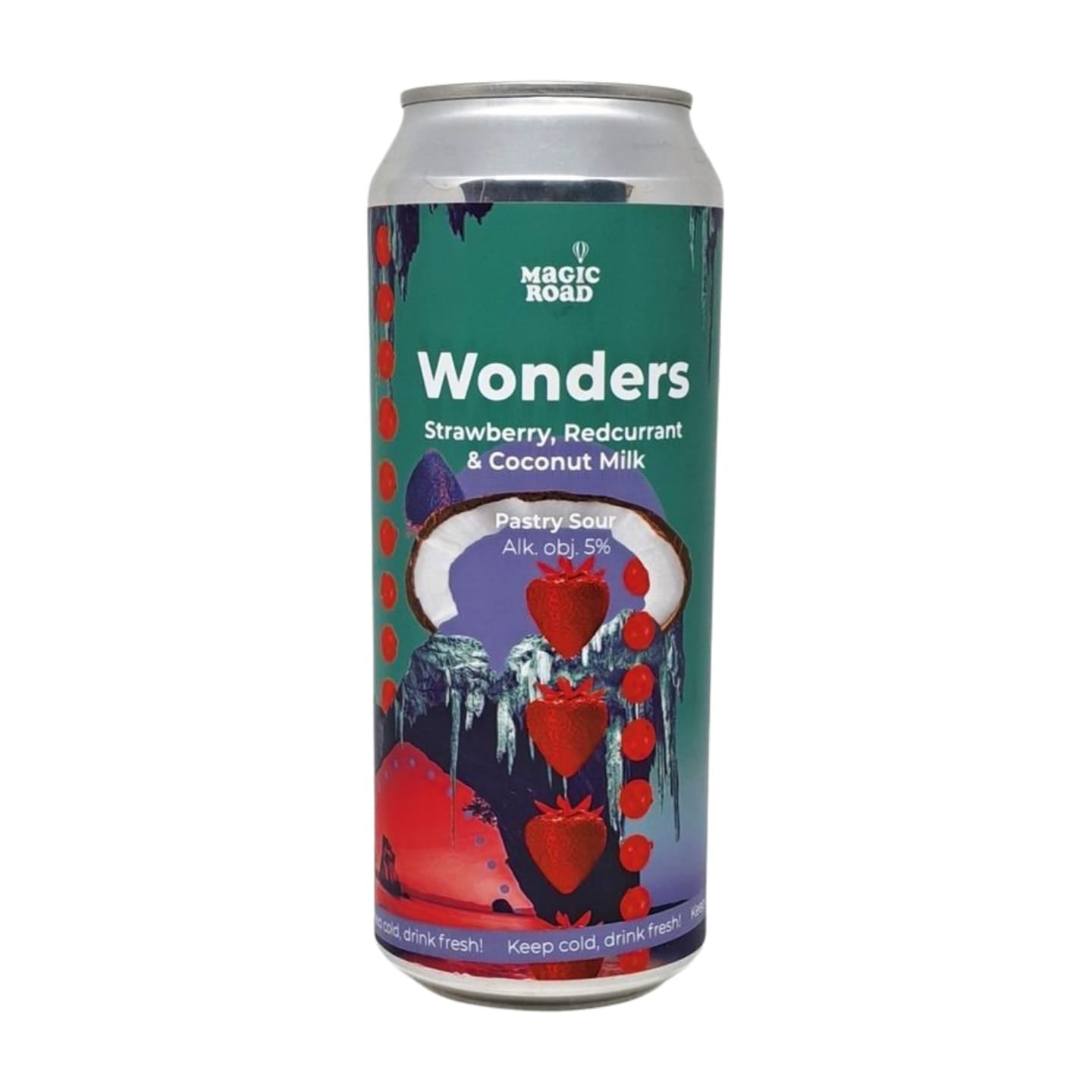 Magic Road Wonders -Strawberry, Redcurrant, Coconut Milk | Sour