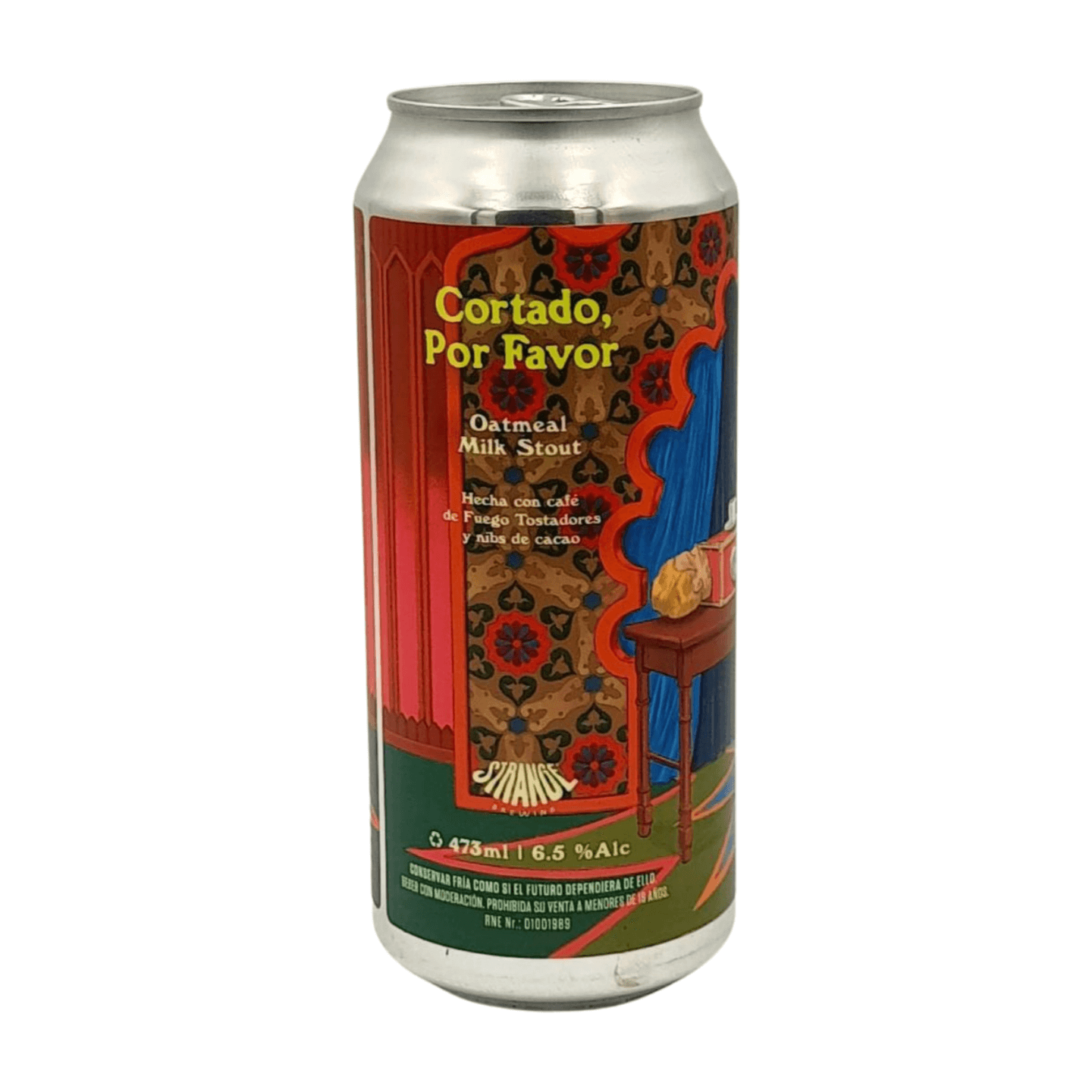 Strange Brewing Cortado, Por Favor | Oatmeal Milk Stout Webshop Online Verdins Bierwinkel Rotterdam