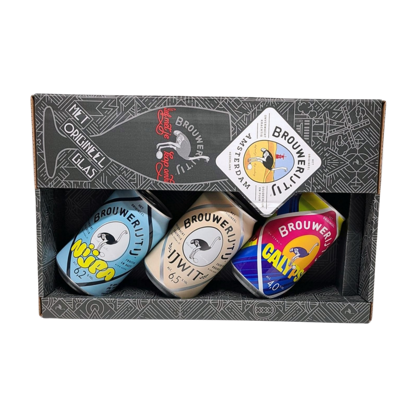 'T IJ Lebe mit erhobenem Kopf | Geschenk-Bierpaket