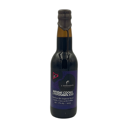 Funky Fluid Birthday Cookie: U Fotografa 2023 | Bourbon BA Stout Webshop Online Verdins Bierwinkel Rotterdam