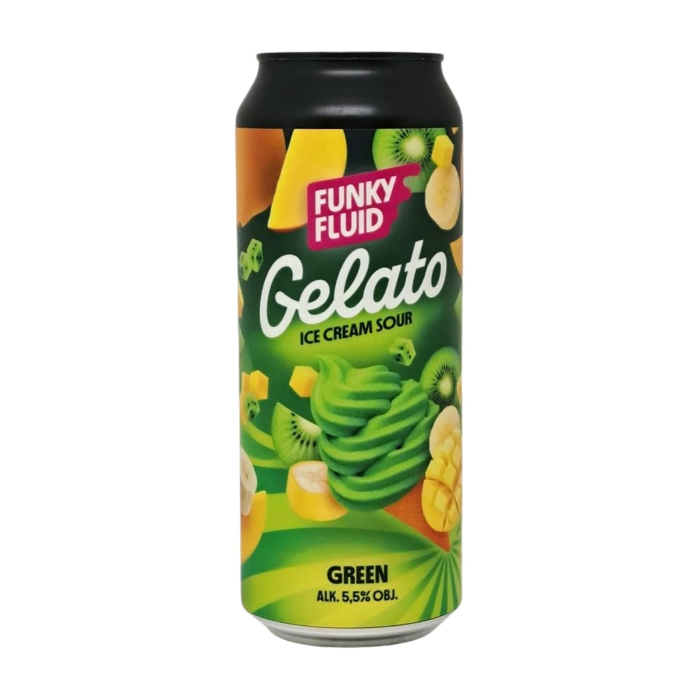 Funky Fluid Gelato: Green Smoothie Sour