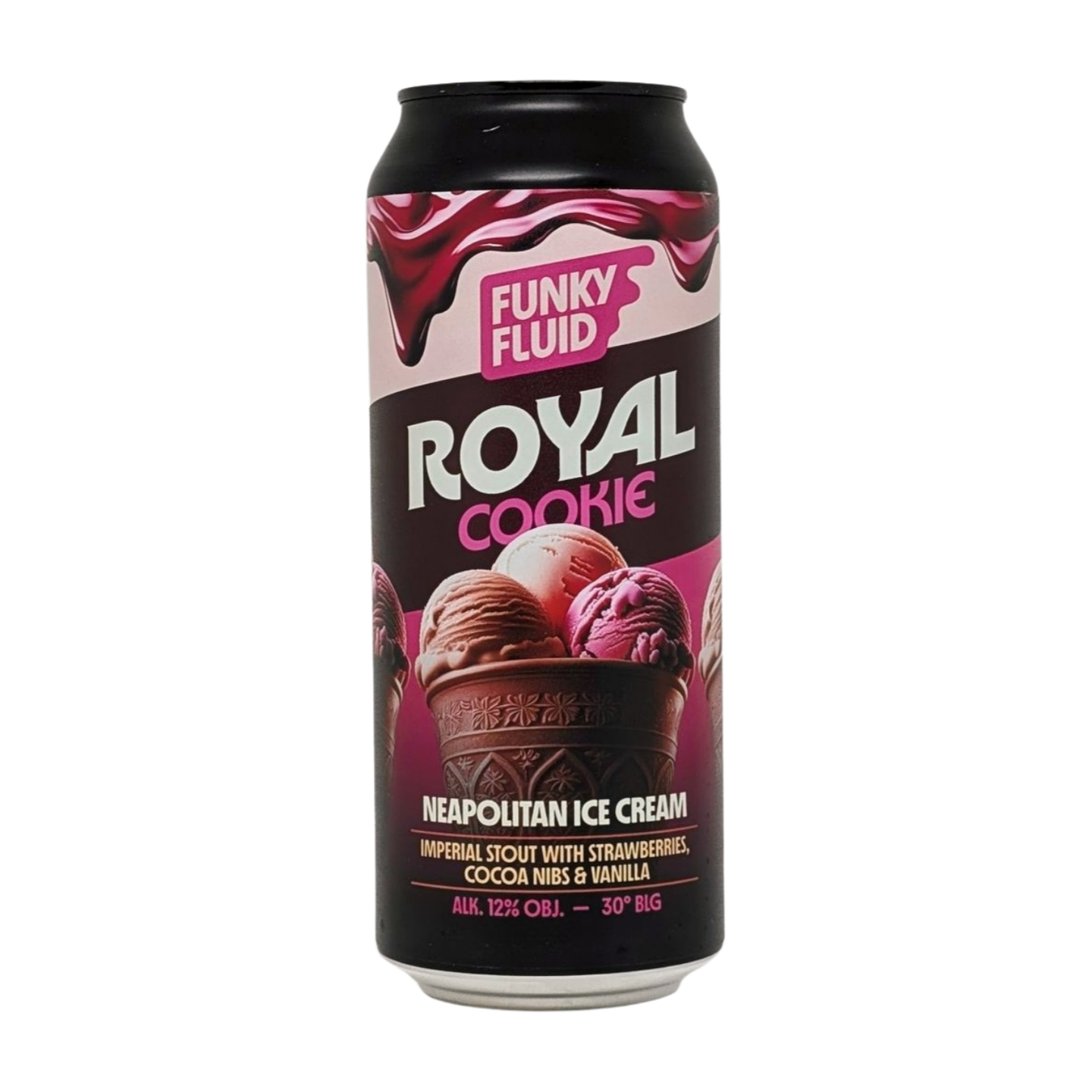 Funky Fluid Royal Cookie : Crème glacée napolitaine | Imperial Pastry Stout