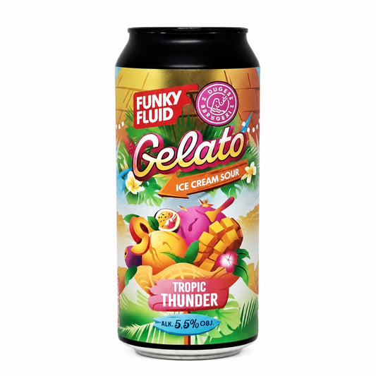 Gelato flavour icecream beer tropica fruit drink alcohol online webshop funky beers Verdins.eu