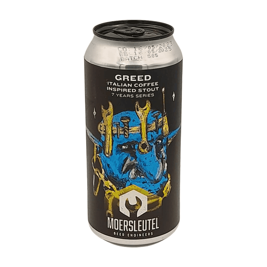 Moersleutel Craft Brewery 7 Years Series Greed | Coffee Stout Webshop Online Verdins Bierwinkel Rotterdam