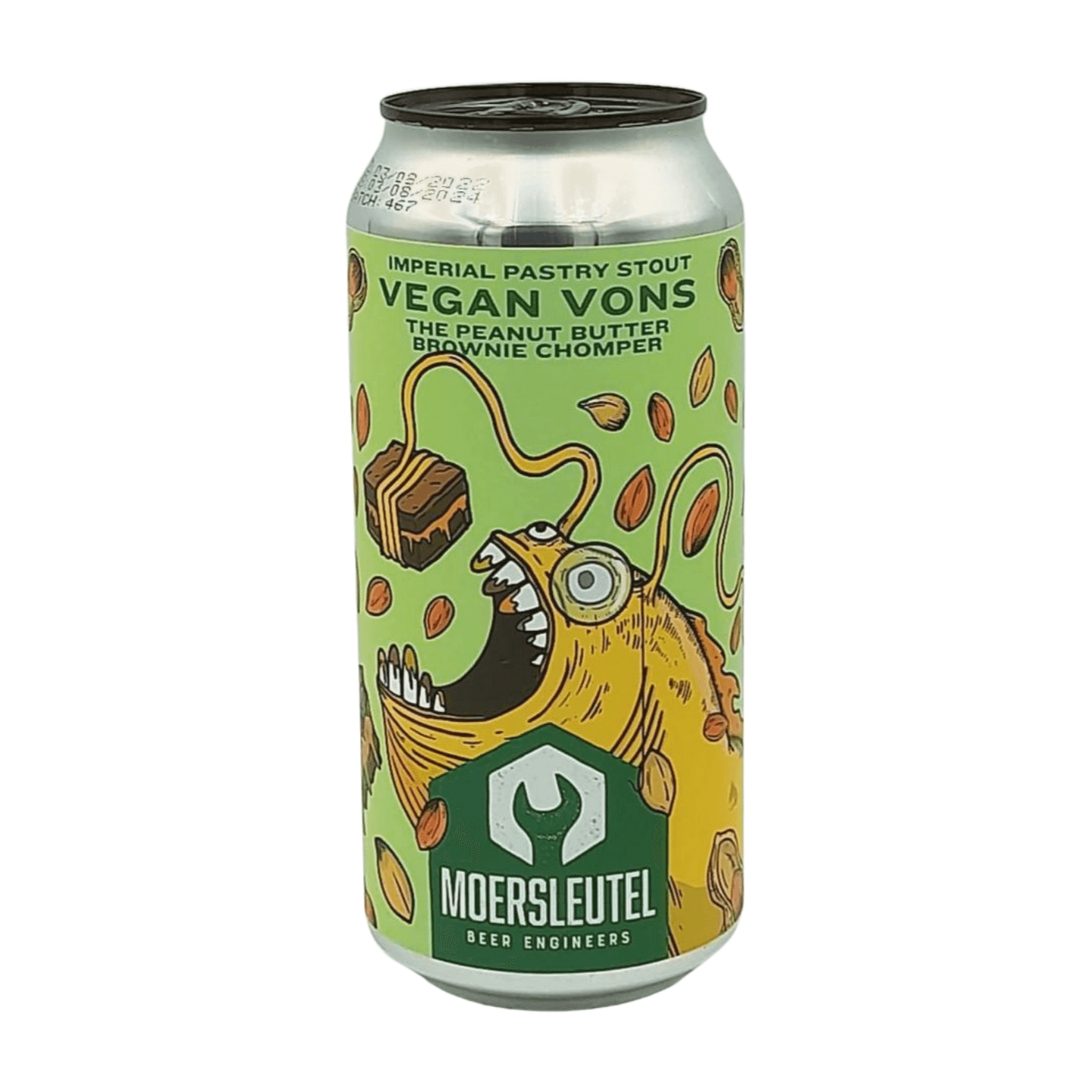 Moersleutel Craft Brewery Vegan Vons | Peanut Butter Brownie Imperial Pastry Stout Webshop Online Verdins Bierwinkel Rotterdam