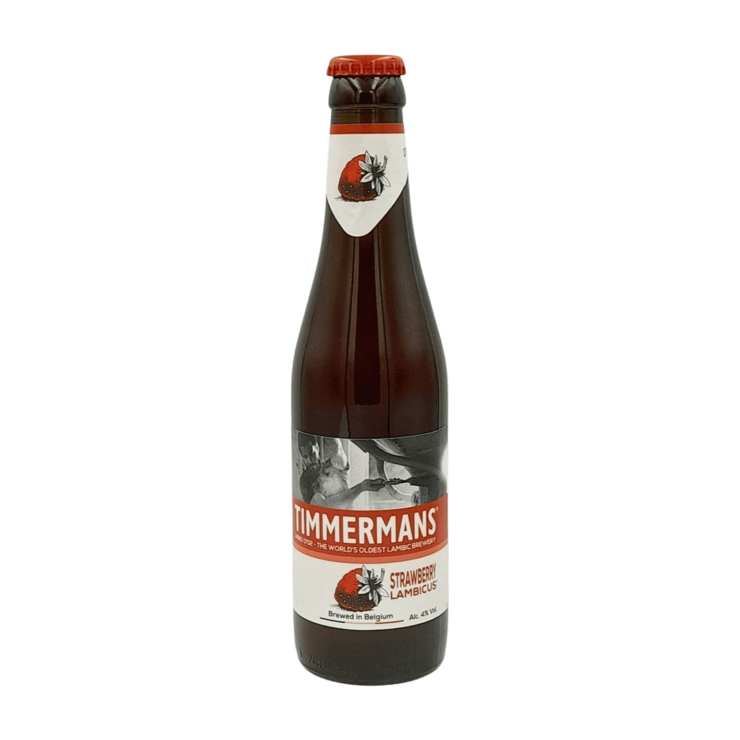 Brewery John Martin & Brewery Timmermans Strawberry Lambicus | Strawberry Lambiek Webshop Online Verdins Bierwinkel Rotterdam