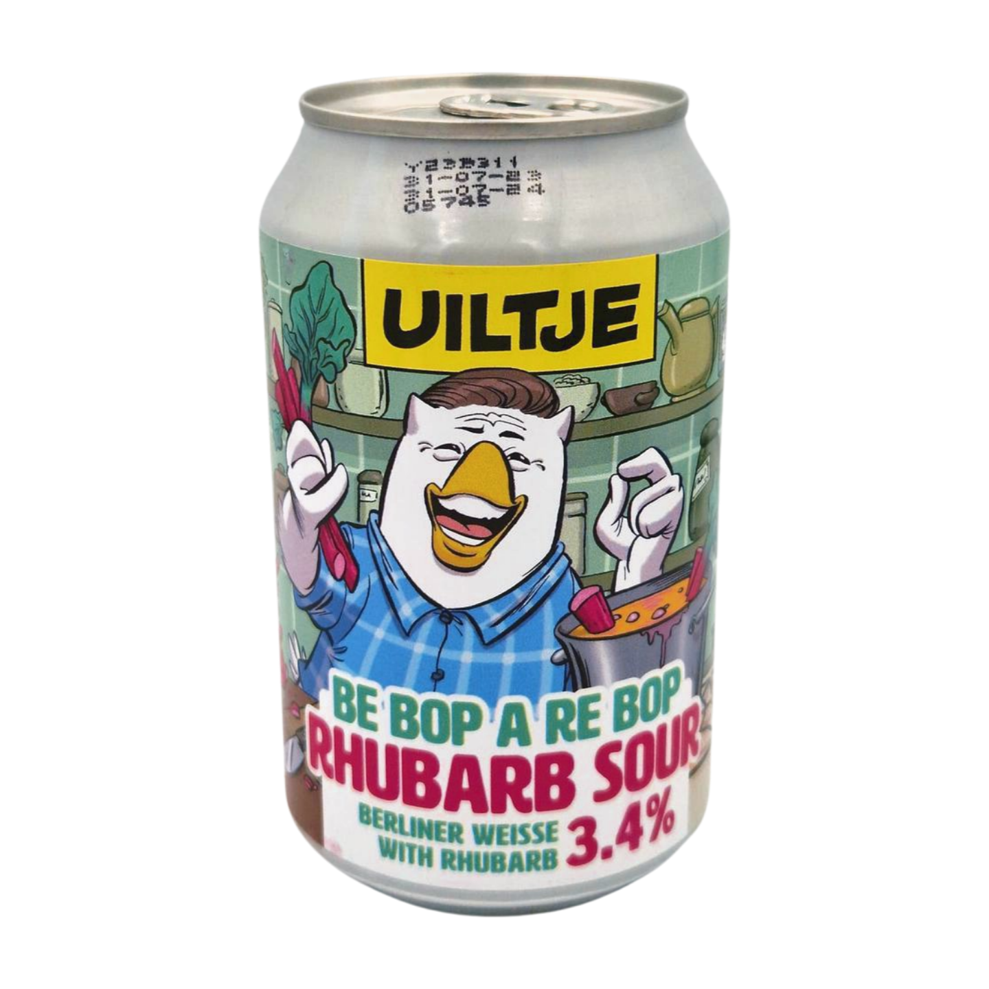 Uiltje Be Bop A Re Bop Rhubarb Sour | Fruited Berliner Weisse Webshop Online Verdins Bierwinkel Rotterdam