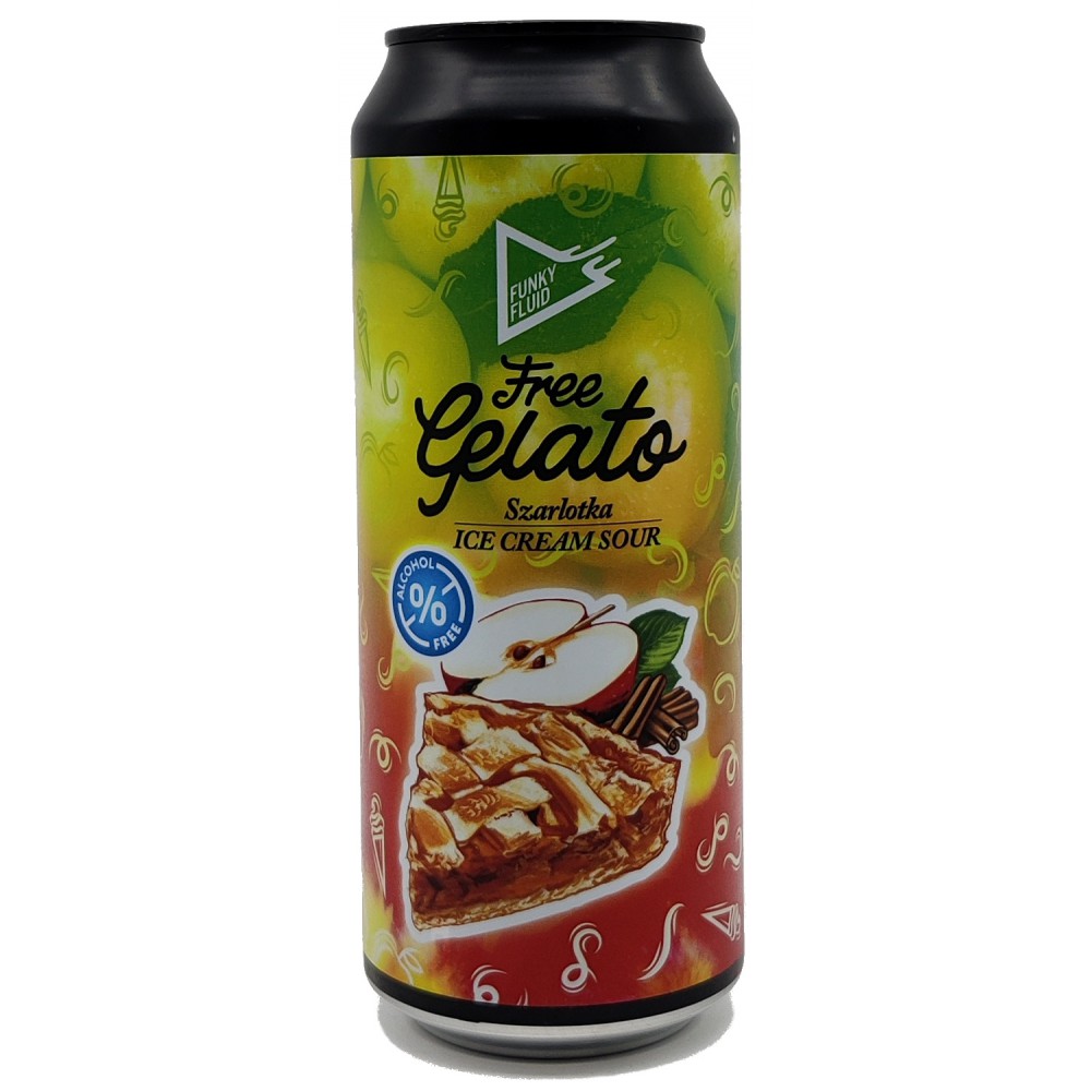 Funky Fluid Free Gelato: Szarlotka | Non Alcoholic Sour